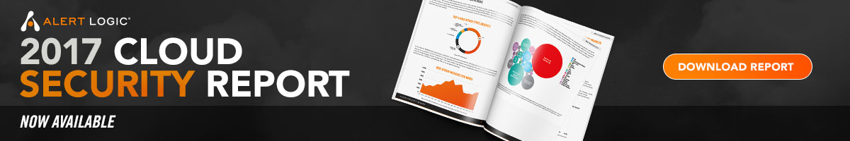 Downlod the Alert Logic 2017 Cloud Security Report